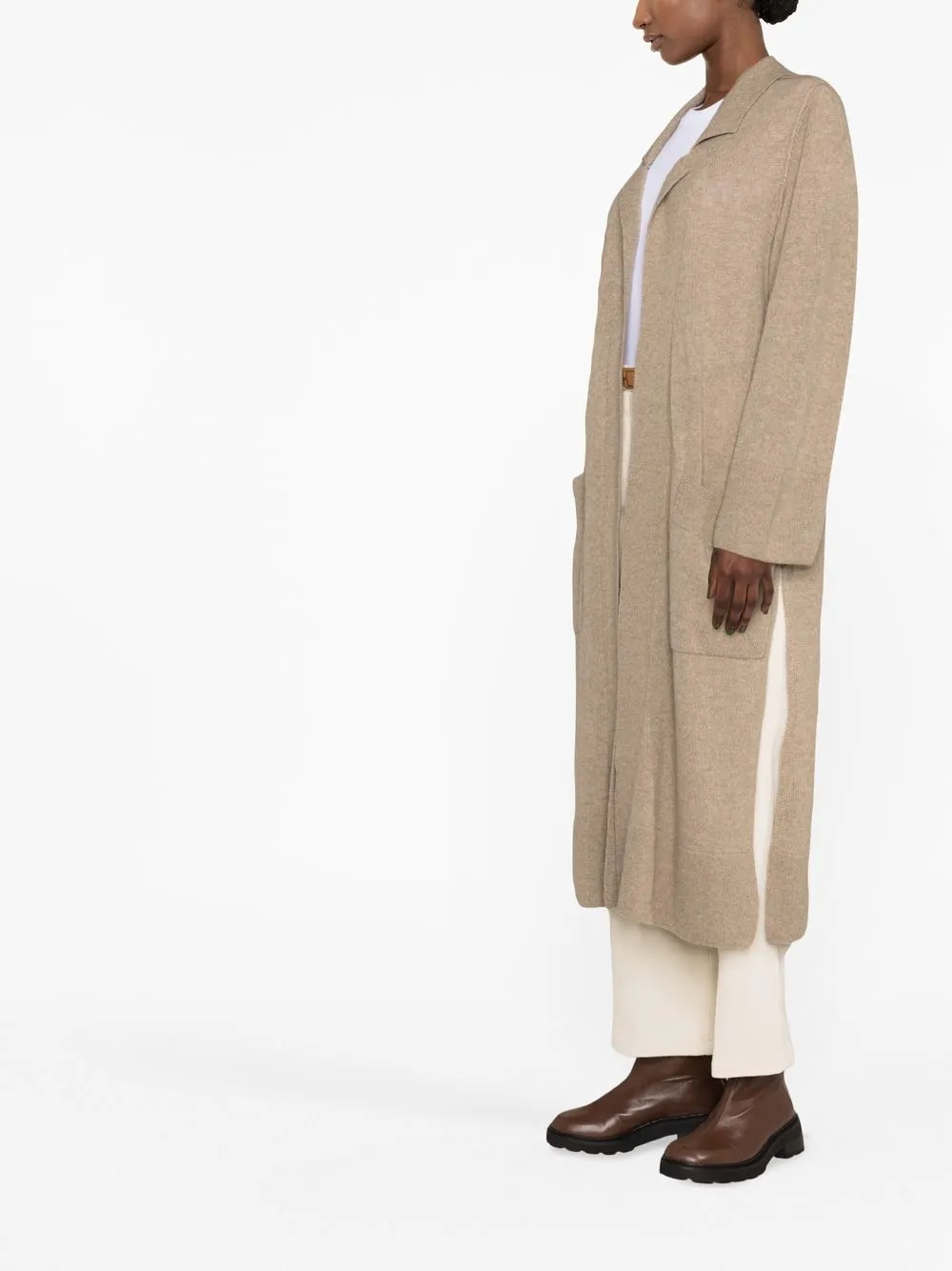 Draped Cashmere Cardigan