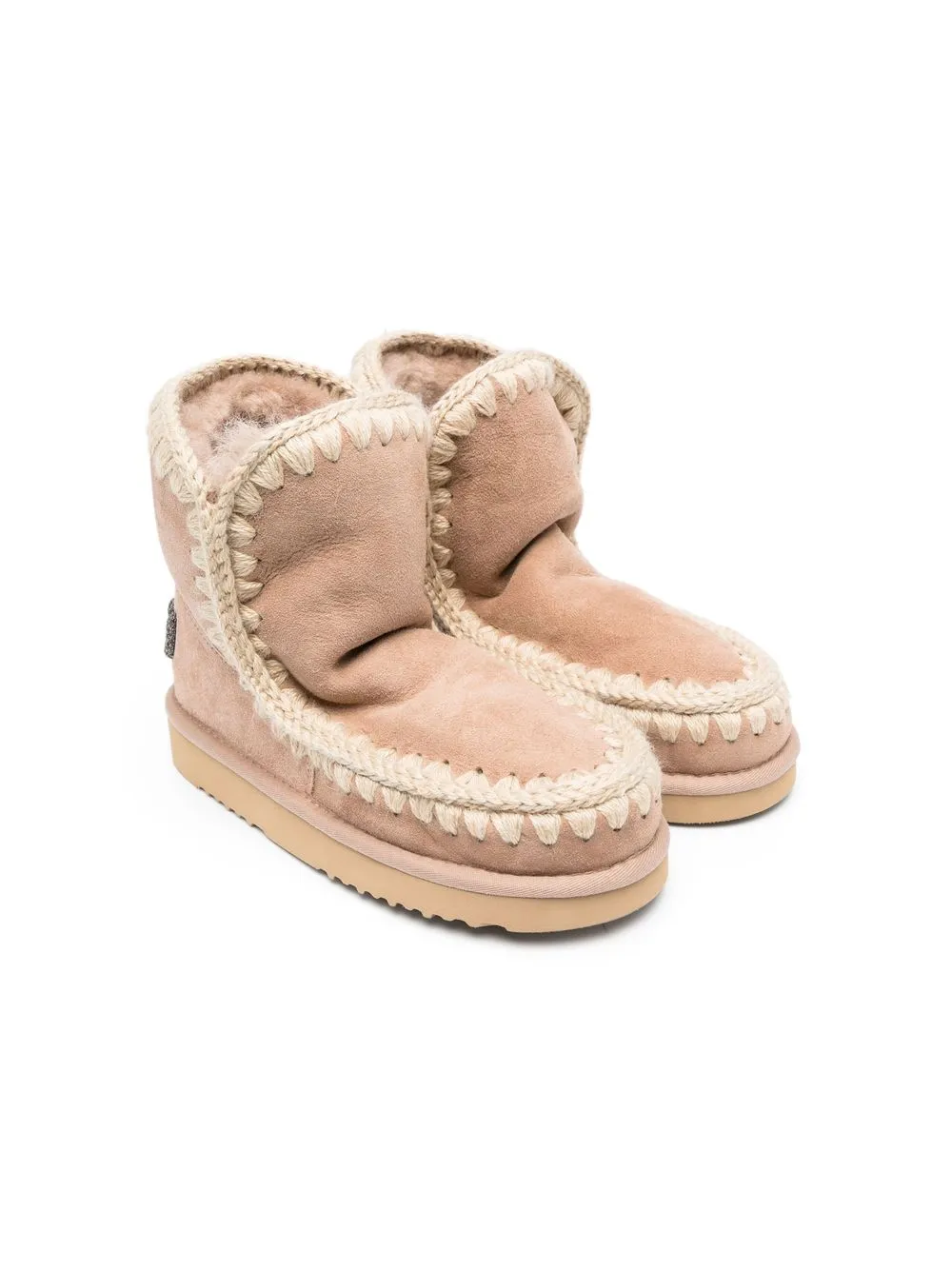 

Mou Kids faux-fur boots - Neutrals