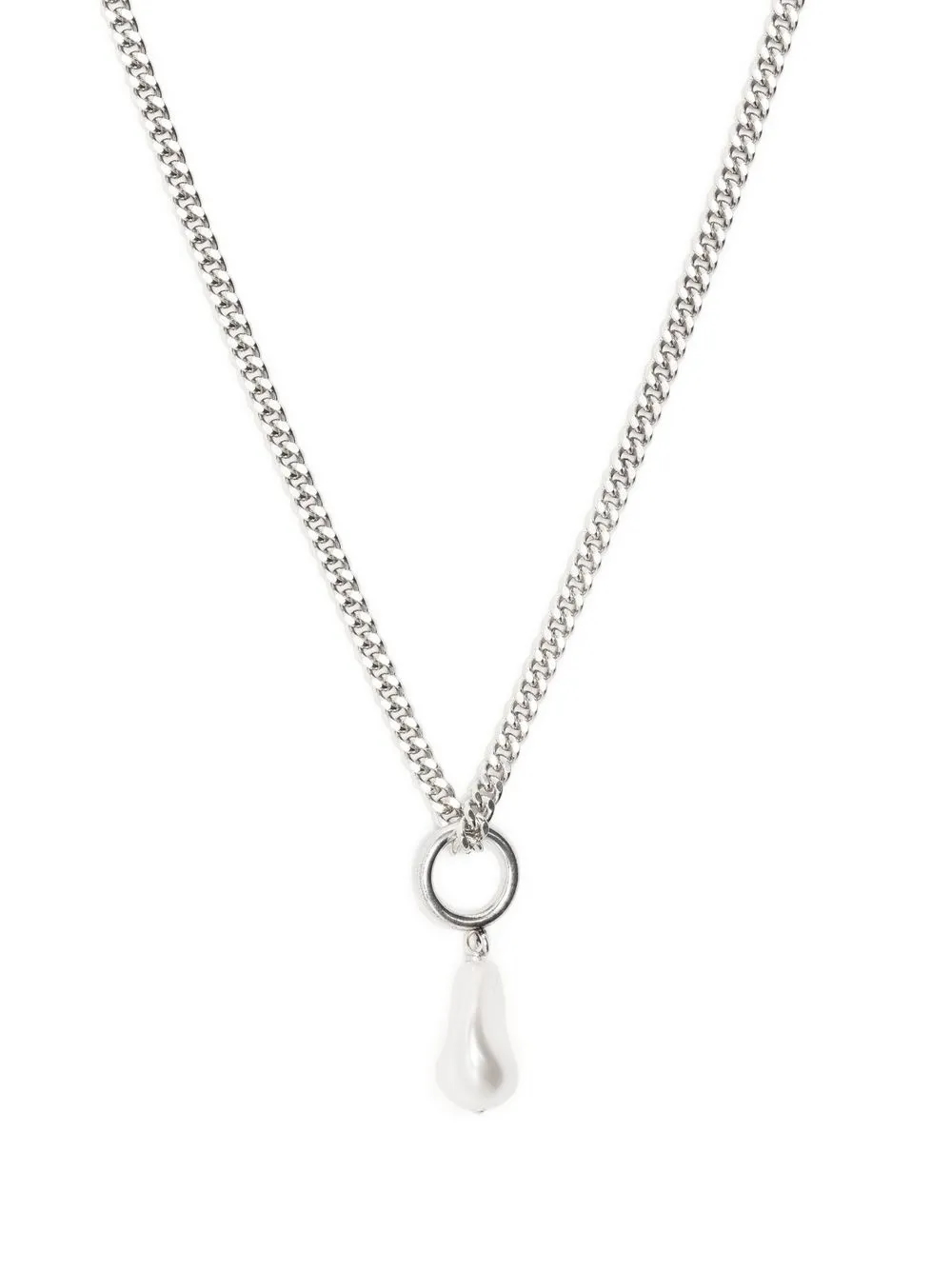 

Isabel Marant faux-pearl pendant necklace - Silver
