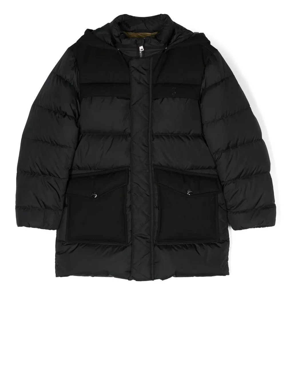 

Herno Kids panelled padded jacket - Black