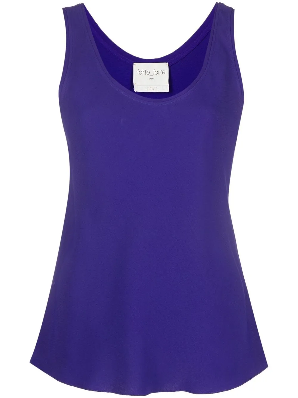 

Forte Forte flared-hem tank top - Purple