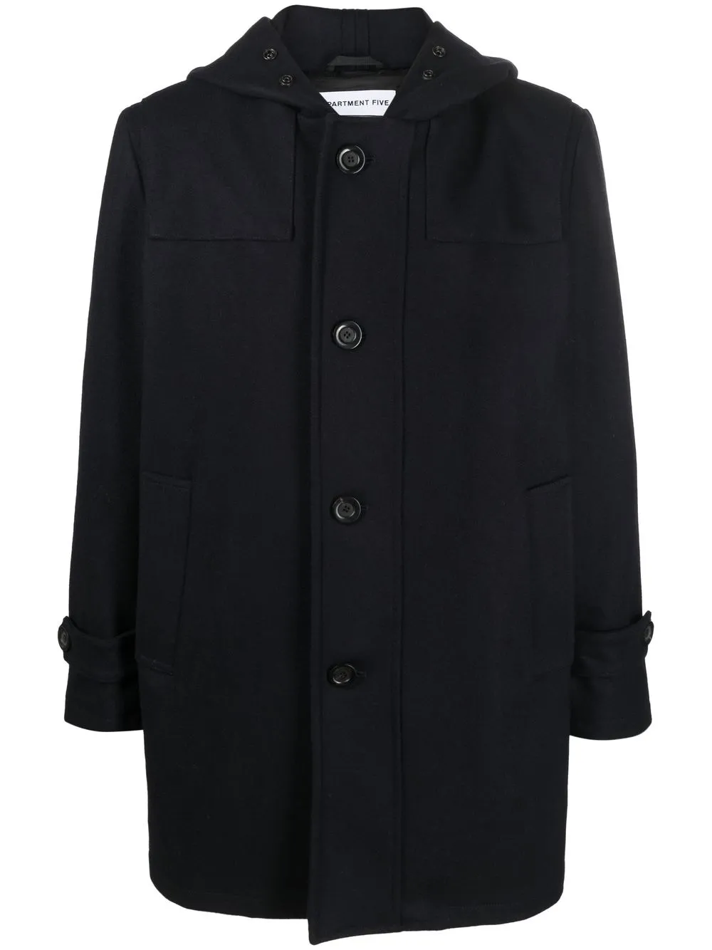 

De Beers Jewellers hooded-wool-blend peacoat - Blue