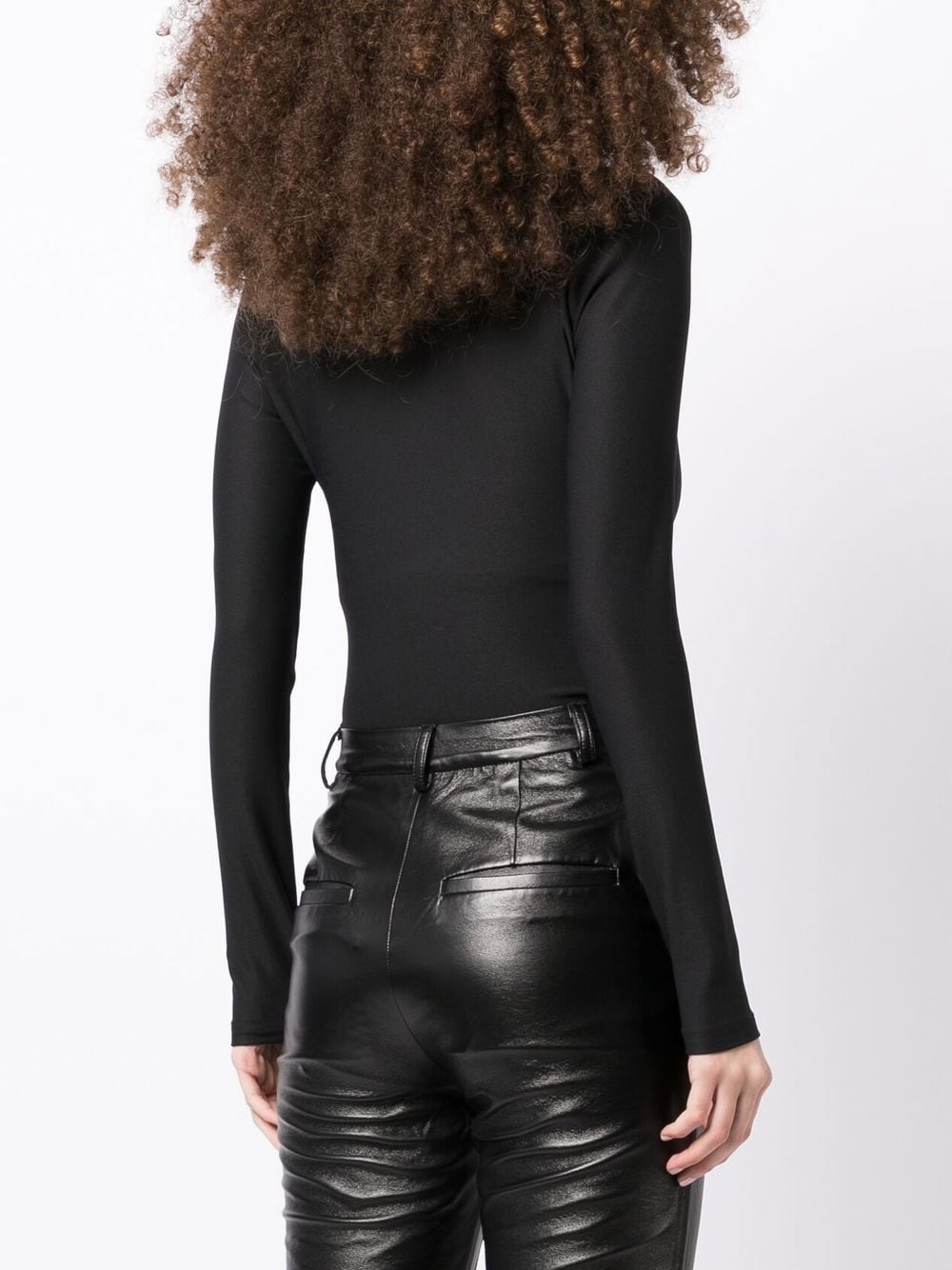 Shop Alix Nyc Gunnar V-neck Bodysuit In Black