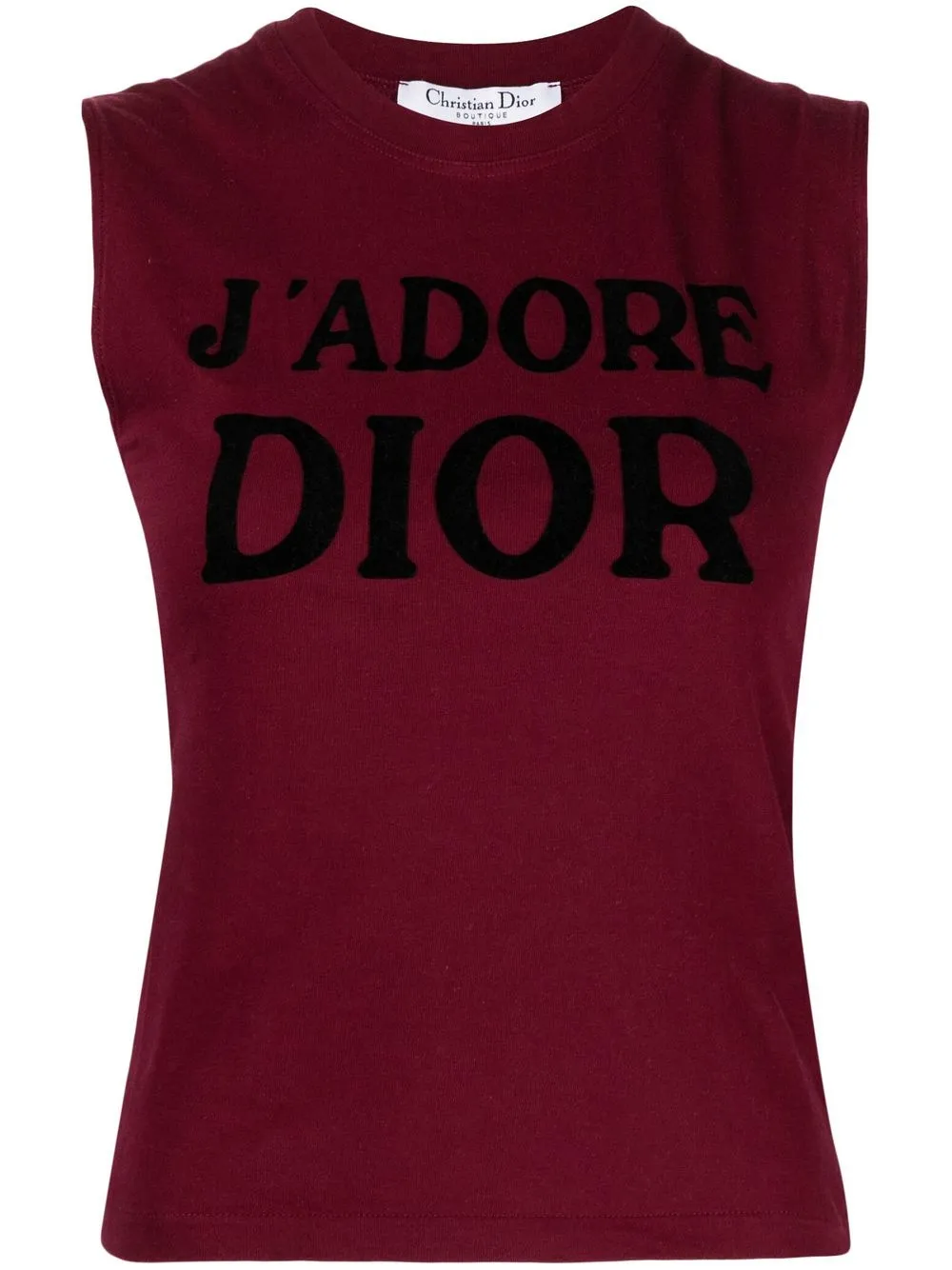 

Christian Dior 2001 pre-owned J'Adore Dior tank top - Red