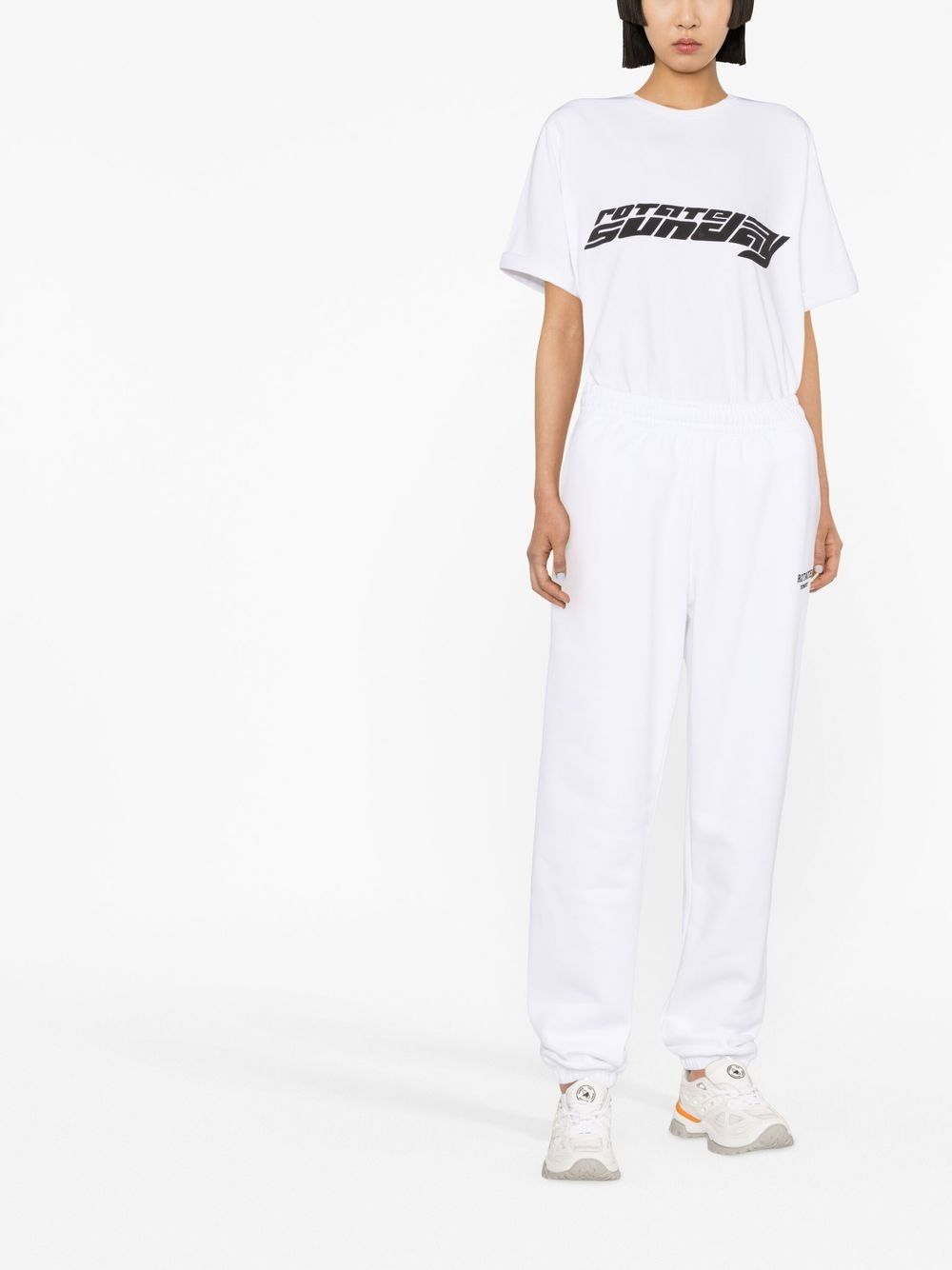 Image 2 of ROTATE Mimi logo-embroidered track pants