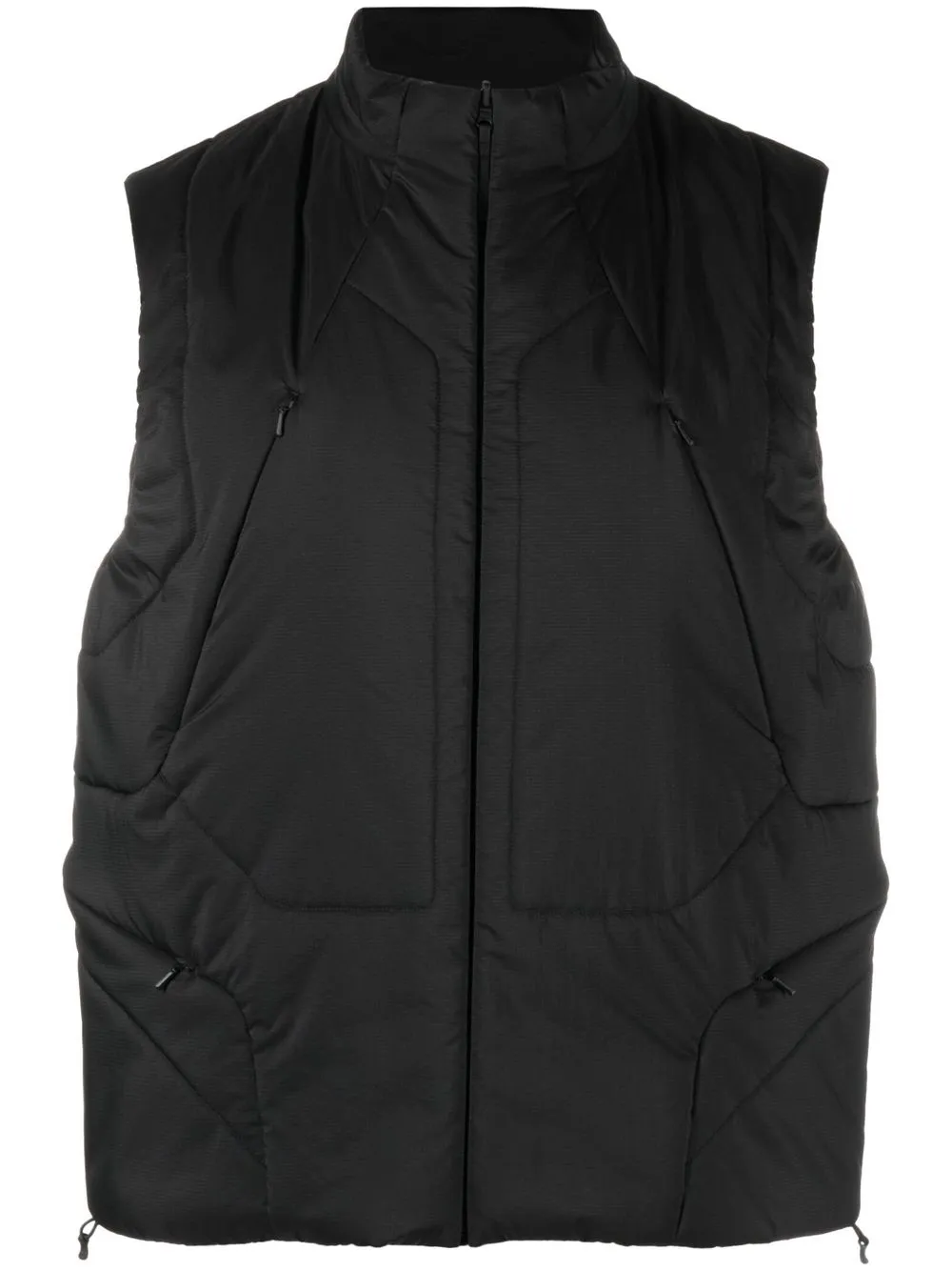 

Goldwin 0 insulated panelled zip-up gilet - Black