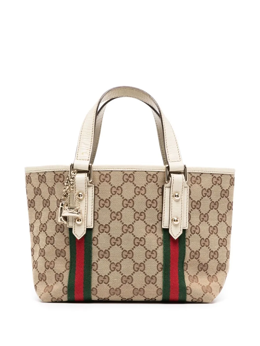 Gucci Pre-Owned 2000s Sherry Sylvie Web monogram tote bag VUITTON