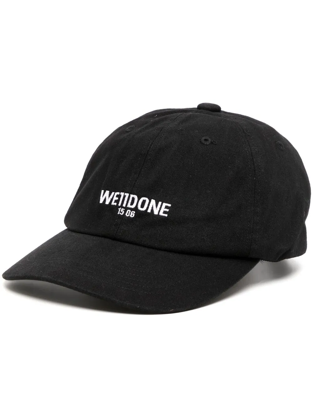 

We11done 1506 embroidered-logo cap - Black