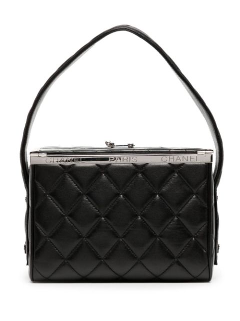 CHANEL 1997 diamond-quilted metal frame handbag Women