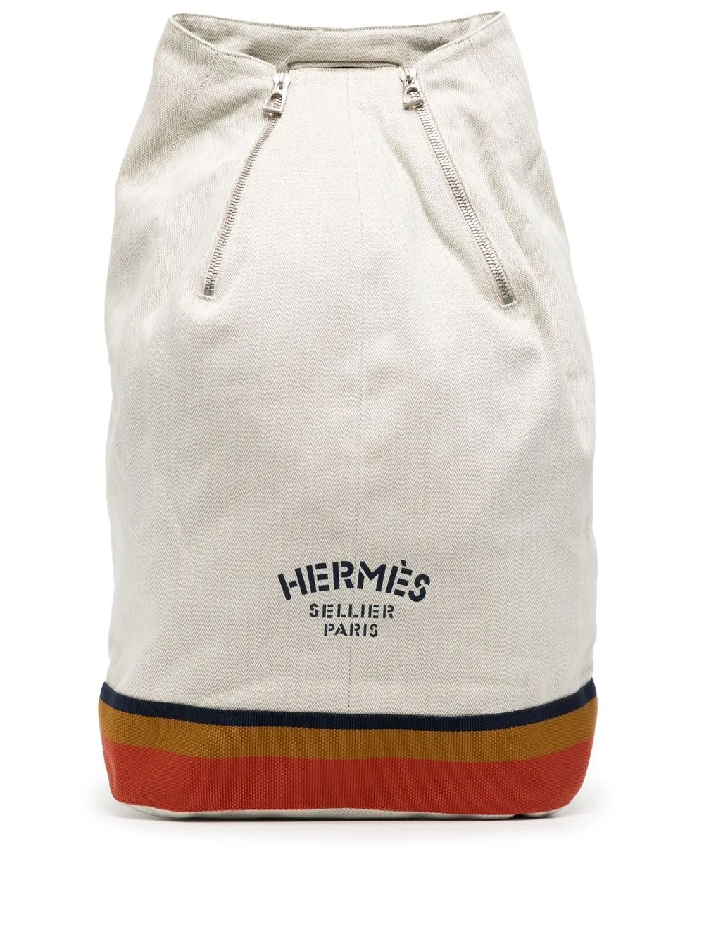 

Hermès 1990-2000s pre-owned Cavalier drawstring shoulder bag - Neutrals