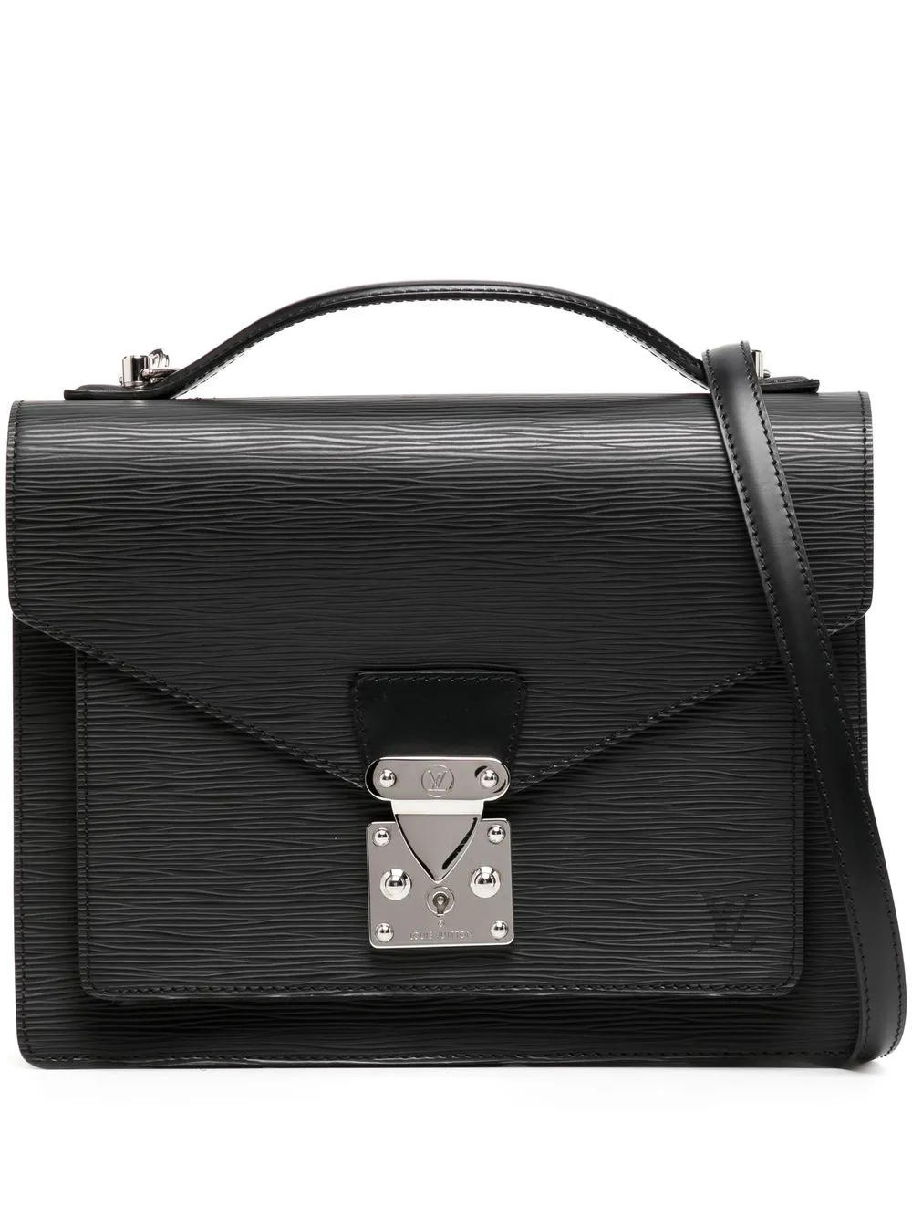 

Louis Vuitton 2008 pre-owned Épi Monceau 28 two-way bag - Black