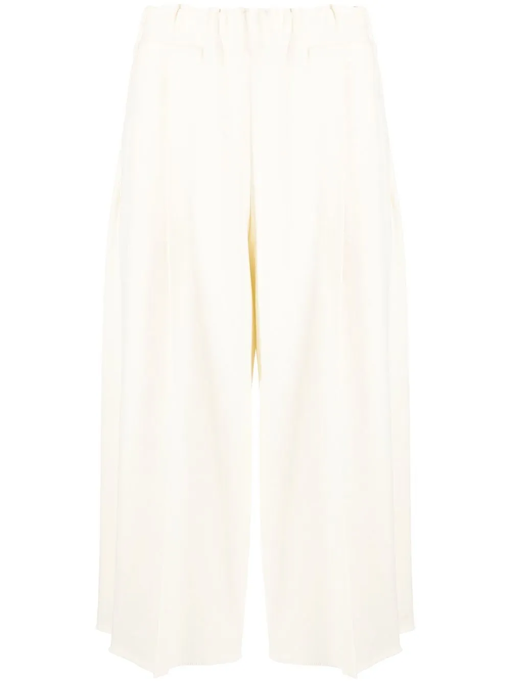 

Issey Miyake pleated wide-leg culottes - Neutrals