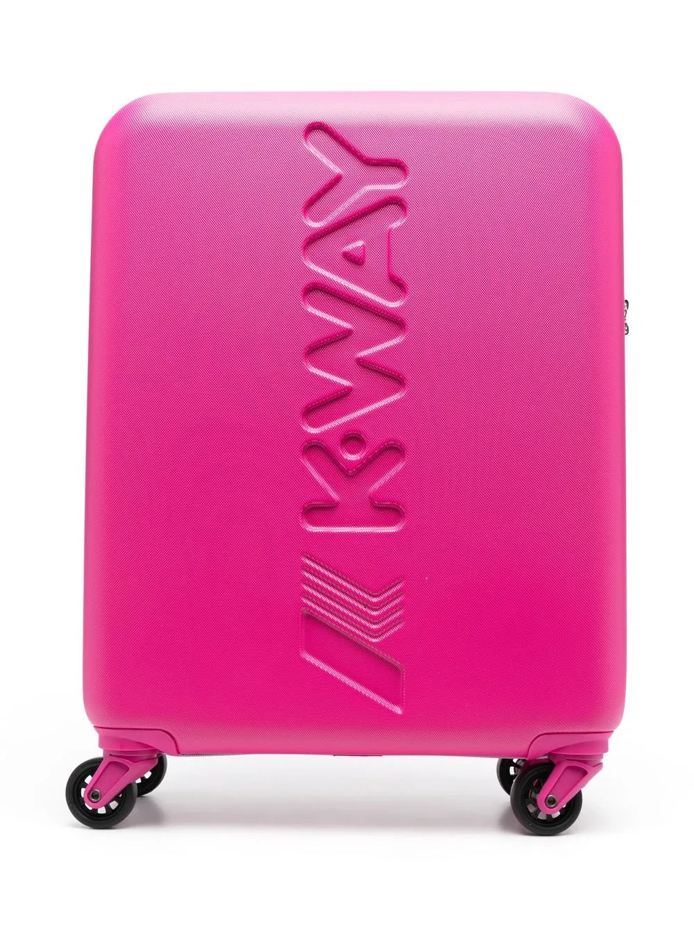 

K Way Kids logo-debossed luggage bag - Pink