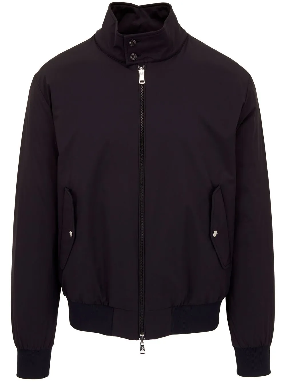 

Moncler funnel-neck zip-fastening jacket - Black