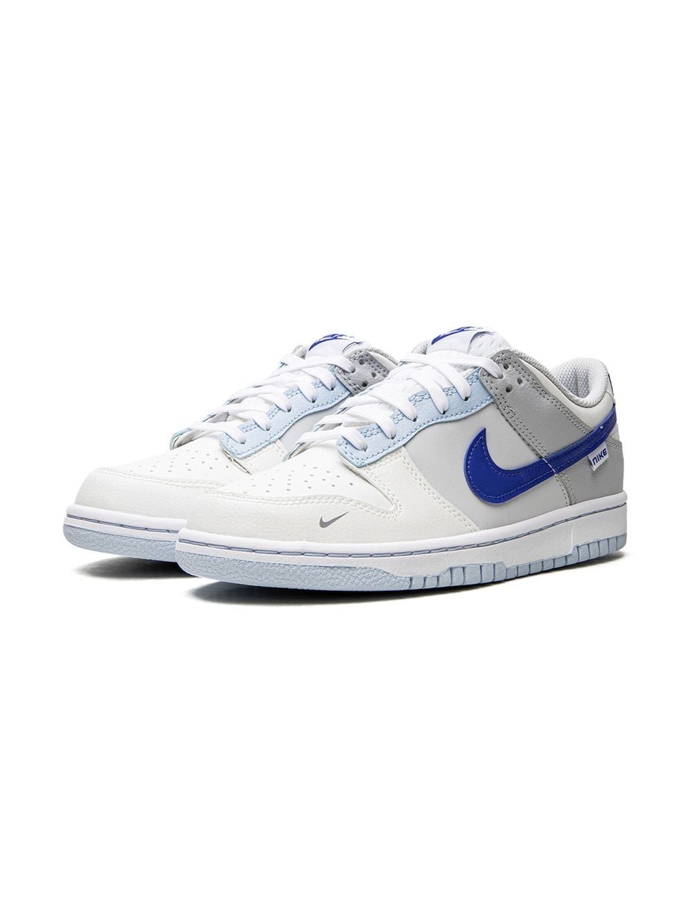 Shop Nike Dunk Low "ivory Hyper Royal Gs" Sneakers In Neutrals