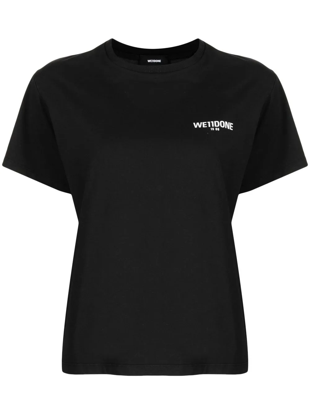 

We11done playera con logo estampado - Negro