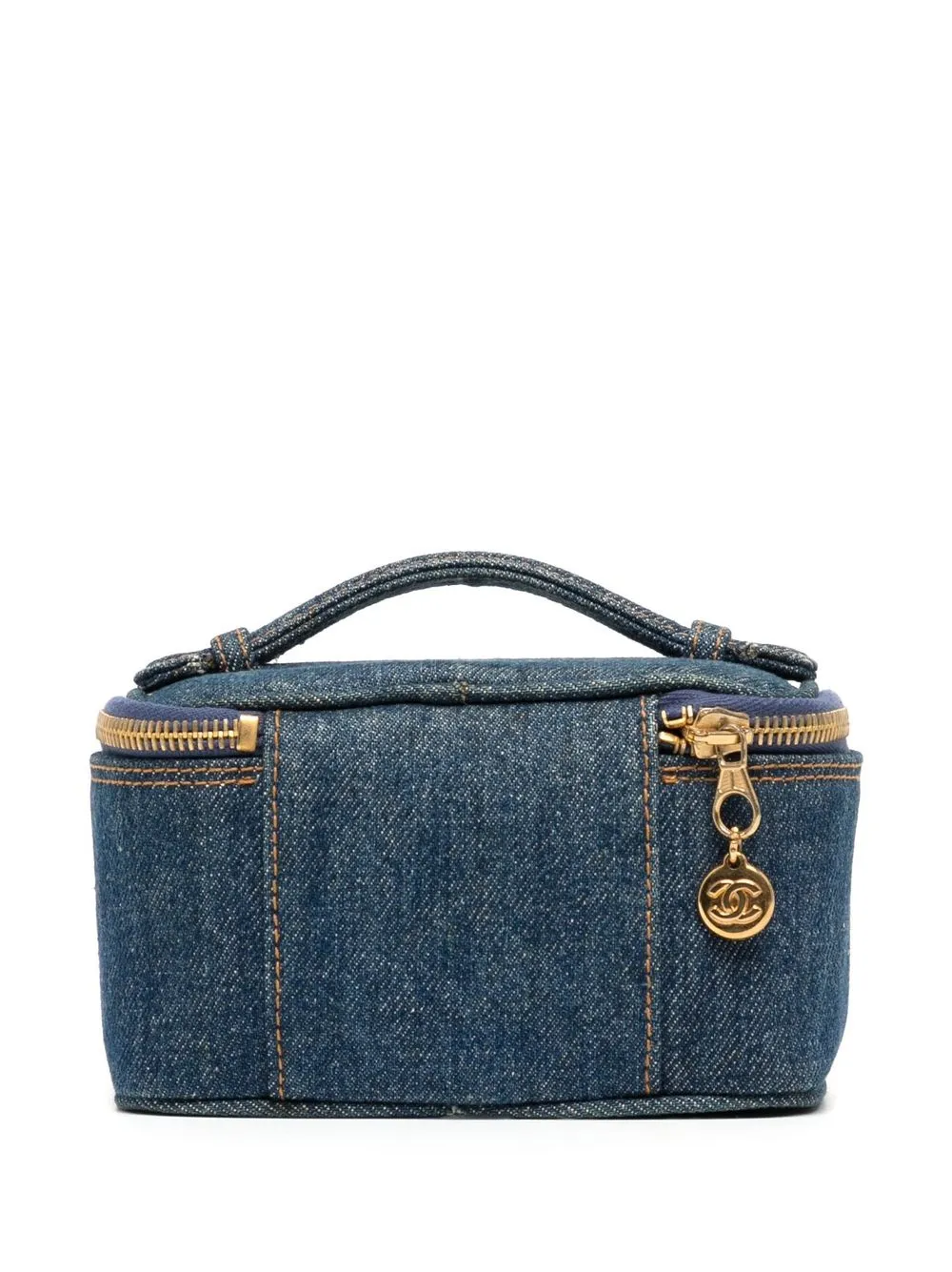 CHANEL Pre-Owned 1997 handtas met CC-logo - Blauw