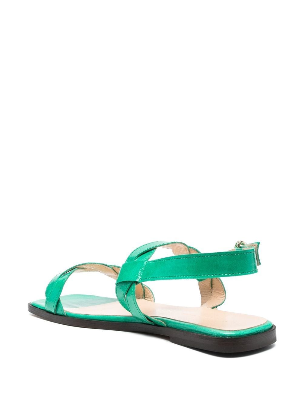 Shop Tila March Rhea Braided Sandals In Green