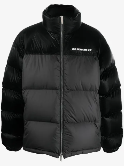 VTMNTS two-tone feather-down jacket