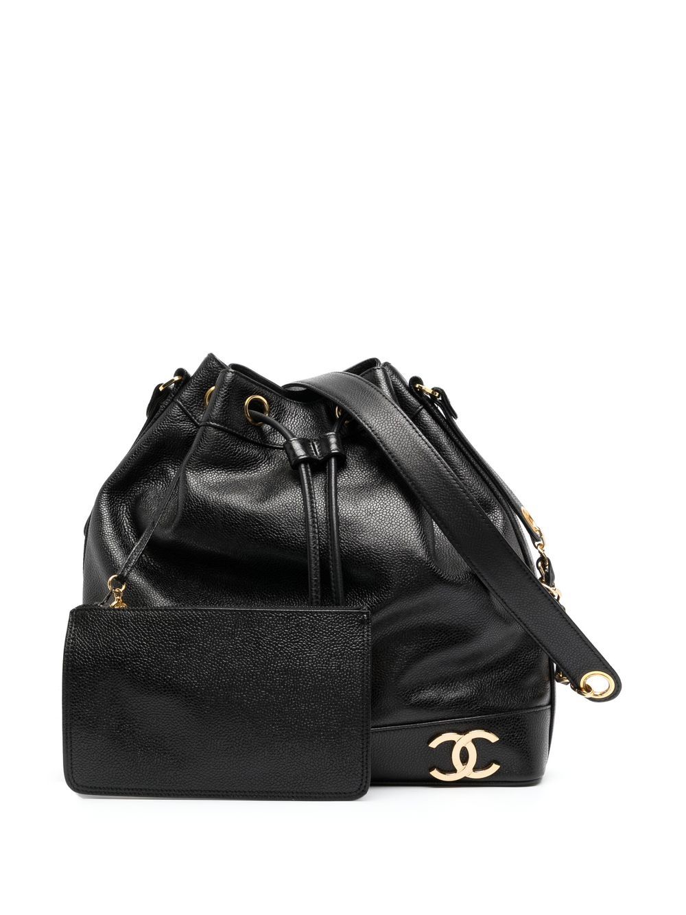 Chanel Pre-Owned 1992 mini CC drawstring bucket bag