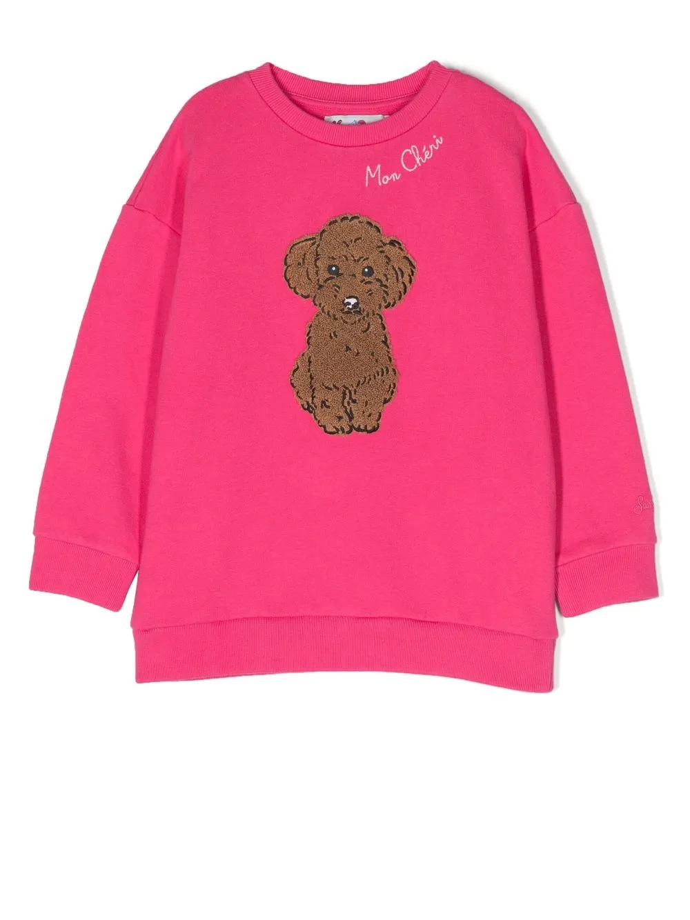 

MC2 Saint Barth Kids Briony embroidered-motif sweatshirt - Pink