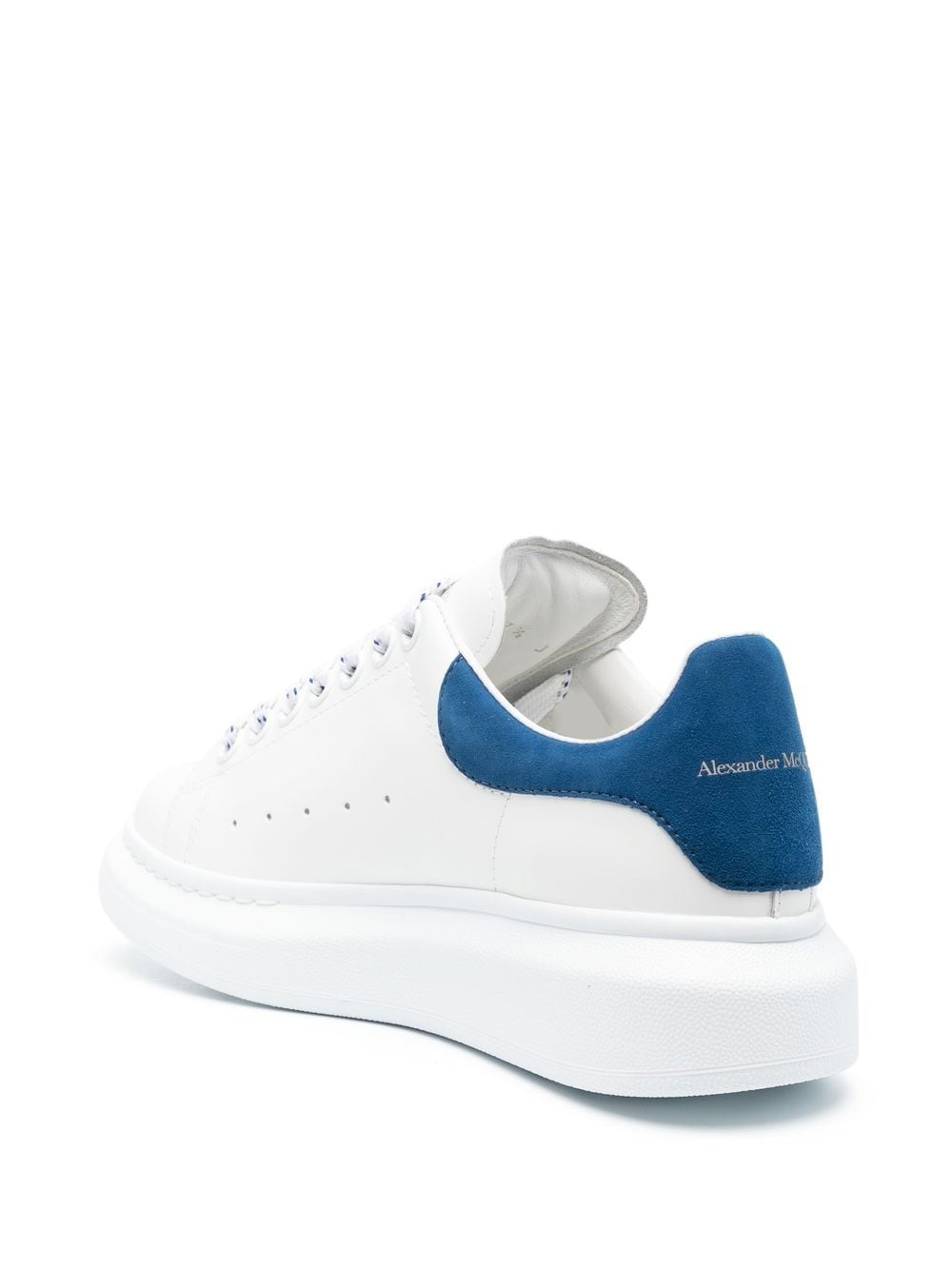 Shop Alexander Mcqueen Oversized Chunky Leather Sneakers In White