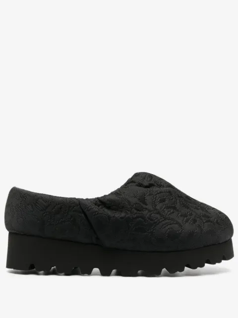 YUME YUME mocasines en jacquard con suela gruesa 