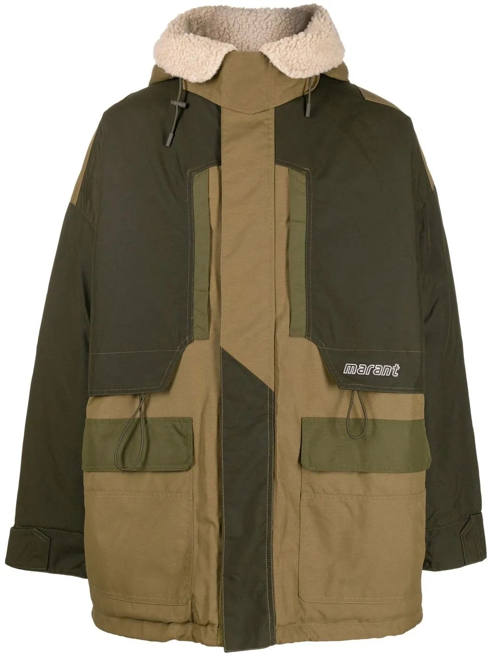 

Isabel Marant Ganeri hooded parka - Green