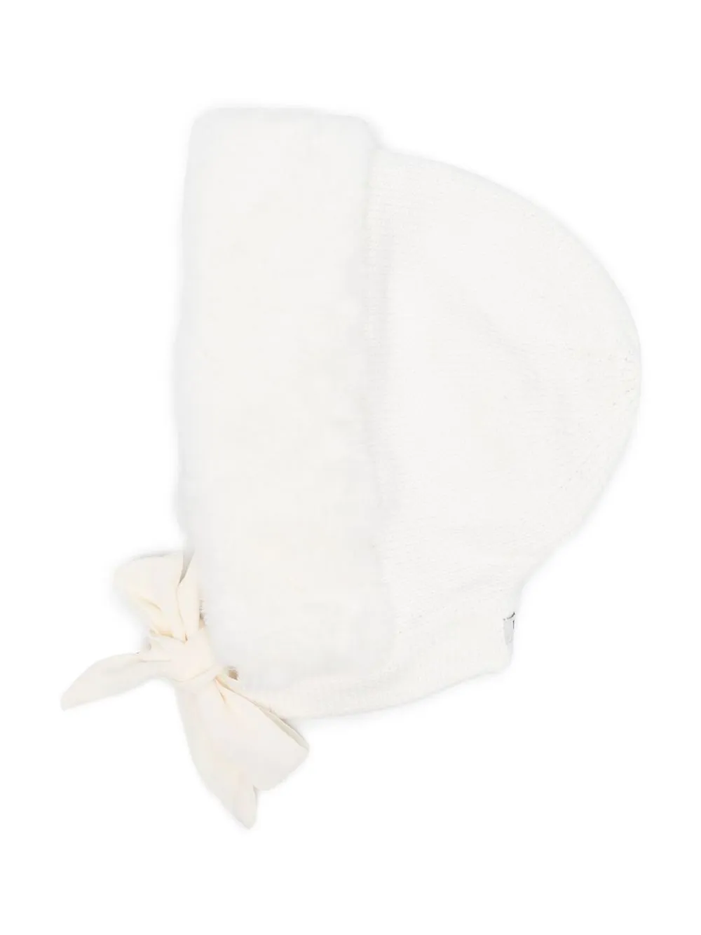 

Donsje bow-detail beanie - White
