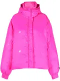 ROTATE BIRGER CHRISTENSEN Tina logo-patch zip-up jacket - Pink
