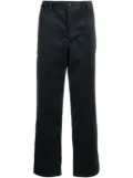 Wood Wood corduroy straight-leg cut trousers - Blue