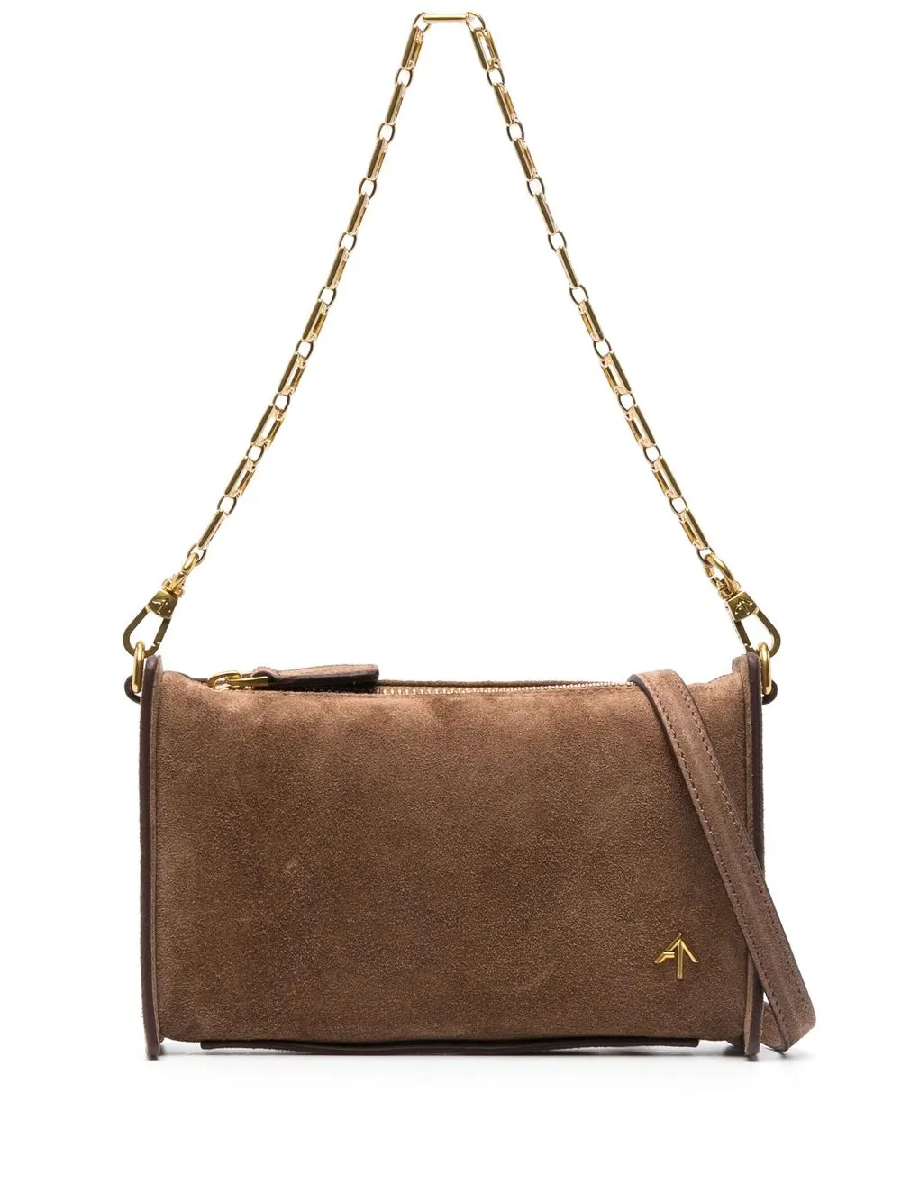 

Manu Atelier mini Prism crossbody bag - Brown