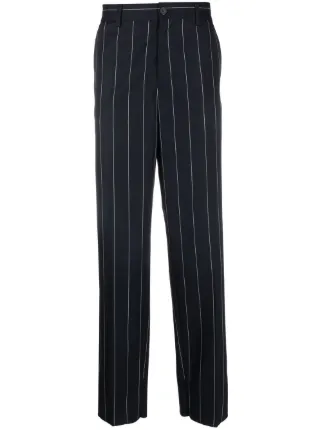 Filippa K Mateo Pinstripe Trousers | Blue | FARFETCH UK