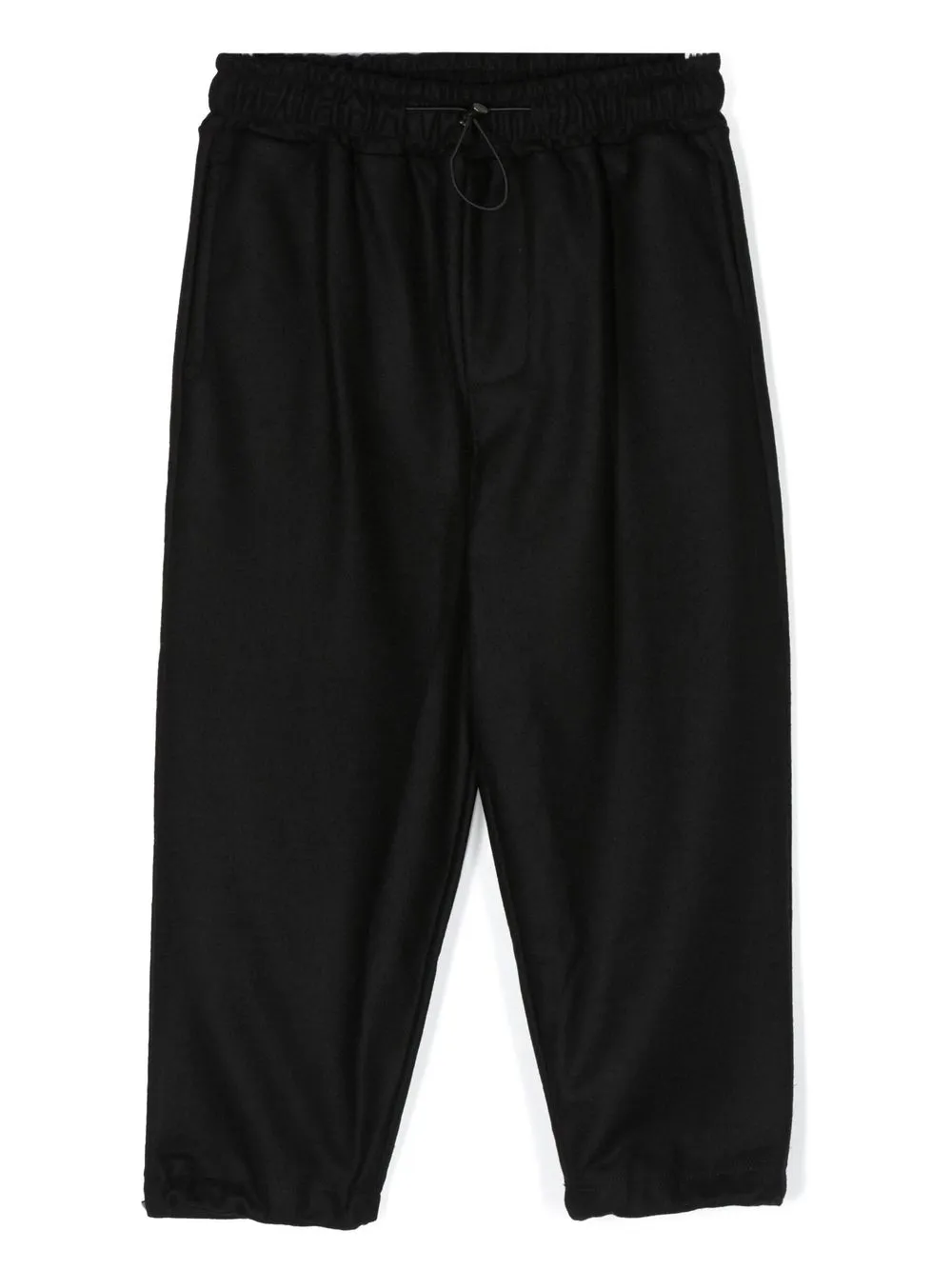 

Costumein tapered drawstring wool-blend trousers - Black