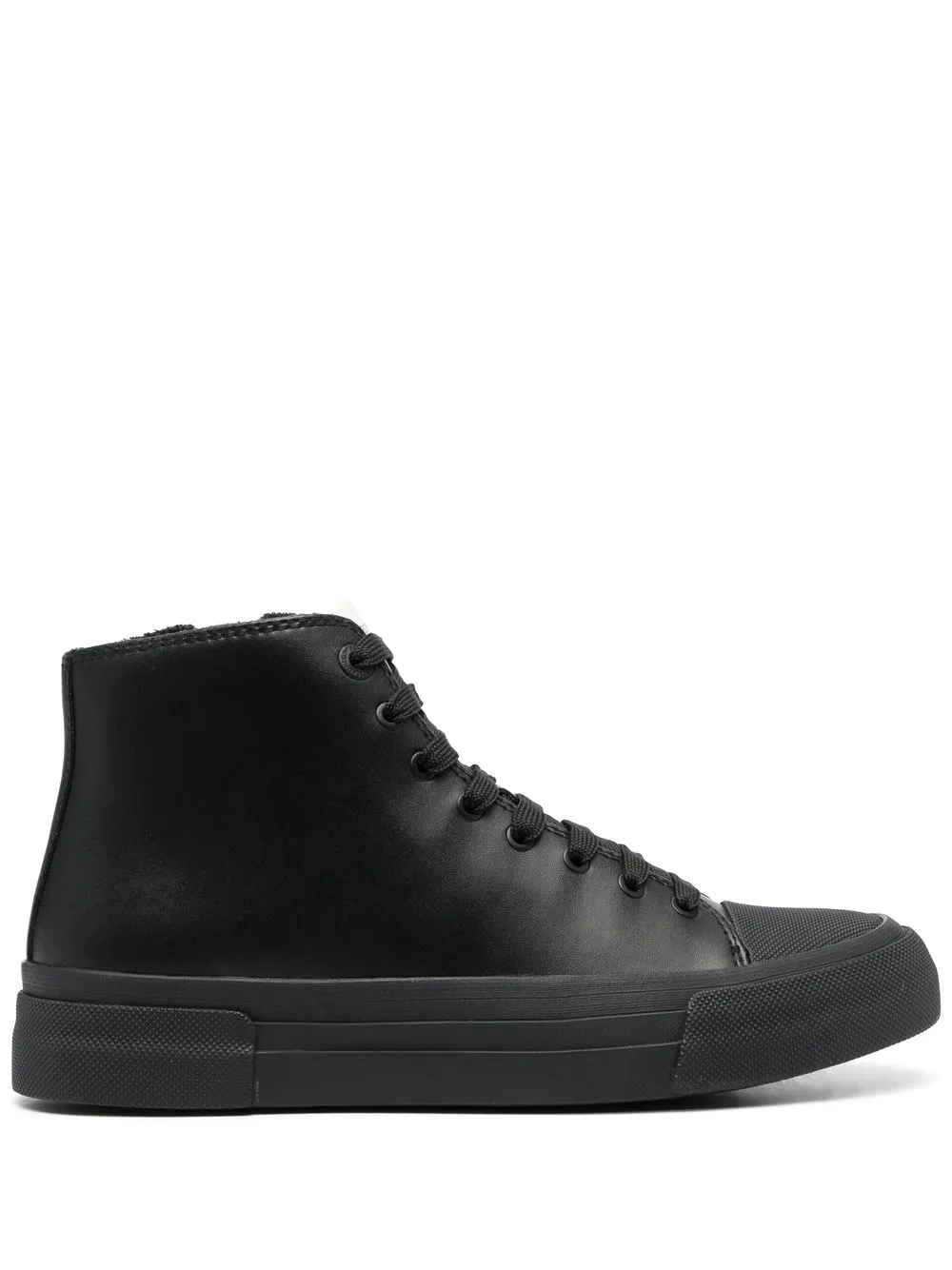 

Emporio Armani logo-patch high-top sneakers - Black