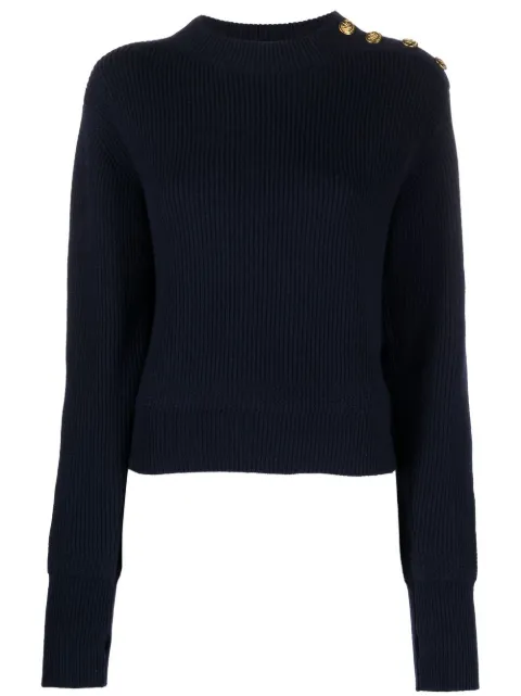 rag & bone button-shoulder knitted jumper