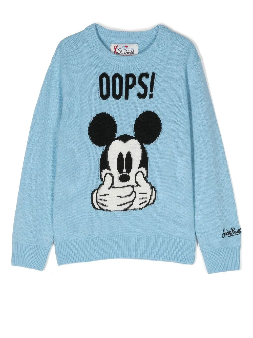 

MC2 Saint Barth Kids Mickey Mouse intarsia-knit jumper - Blue