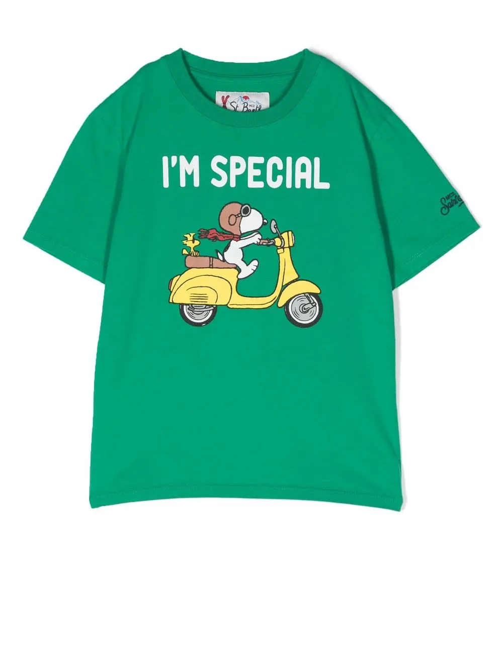

MC2 Saint Barth Kids Snoopy-print short-sleeve T-shirt - Green