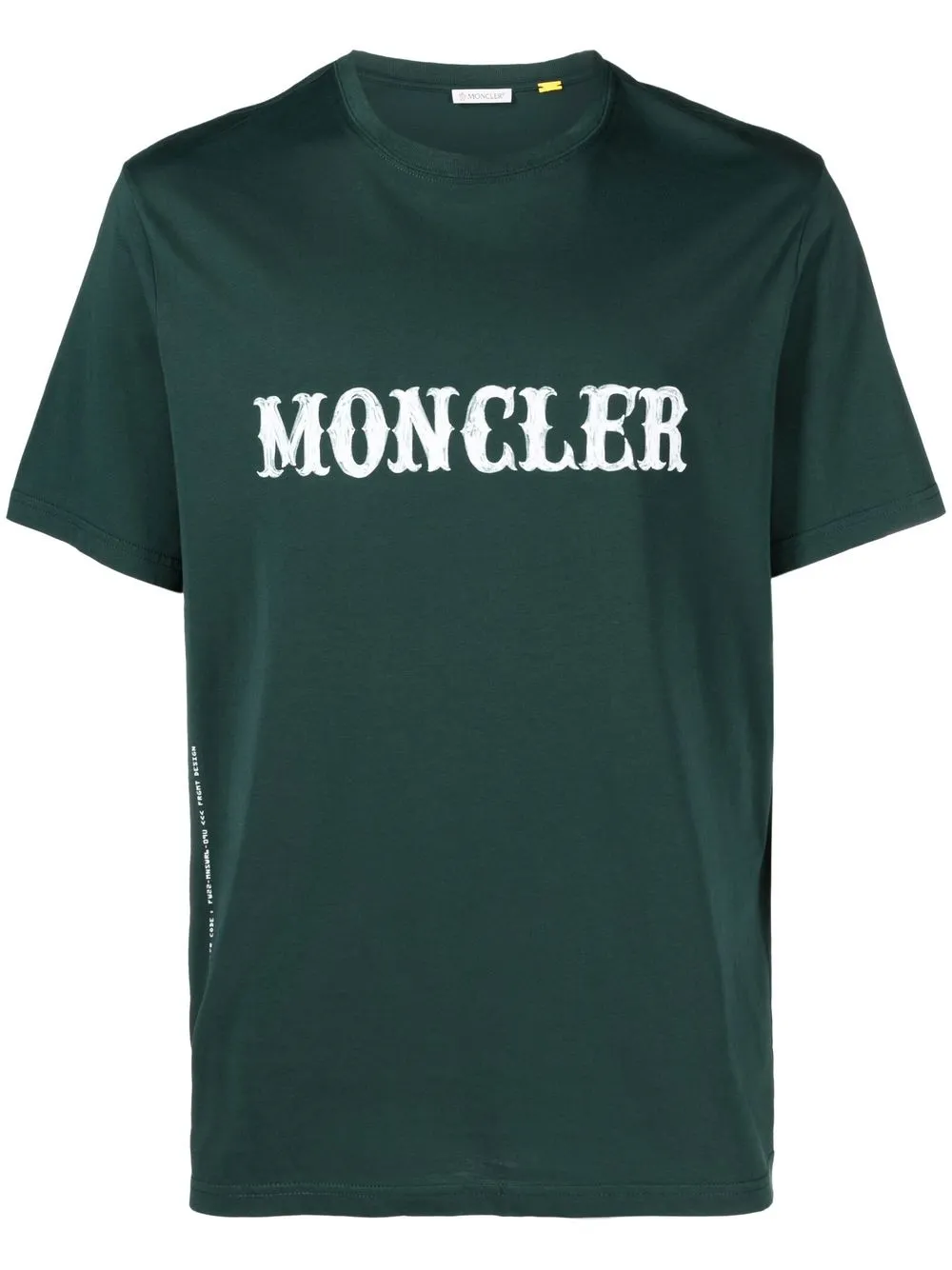 

Moncler logo print short-sleeve T-shirt - Green