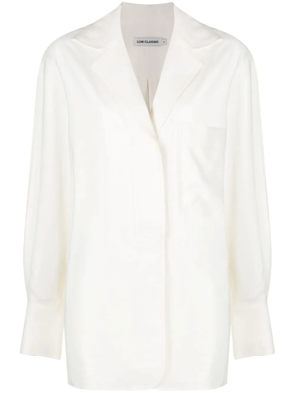 

Low Classic long-sleeve drop-shoulder shirt - White