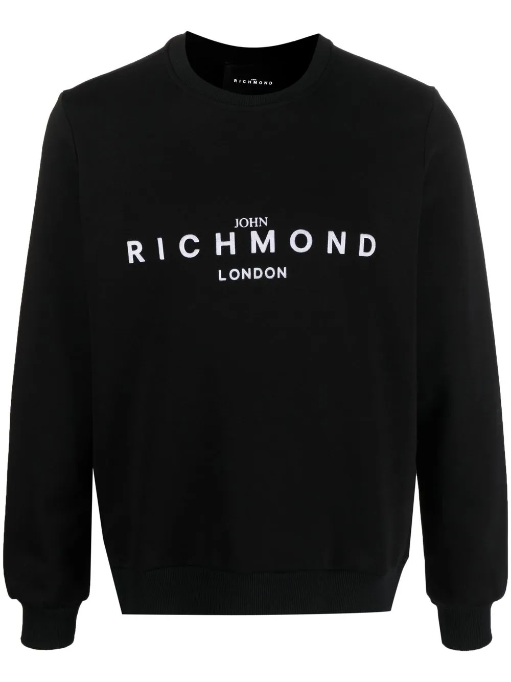 

John Richmond logo-print detail sweatshirt - Black