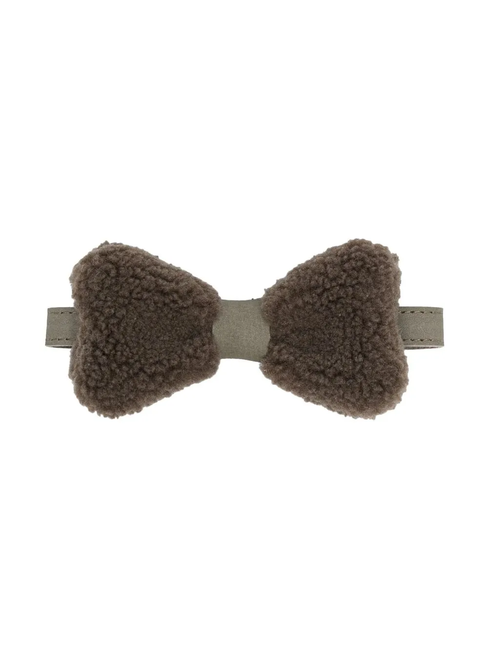 

Donsje faux-shearling bow tie - Green