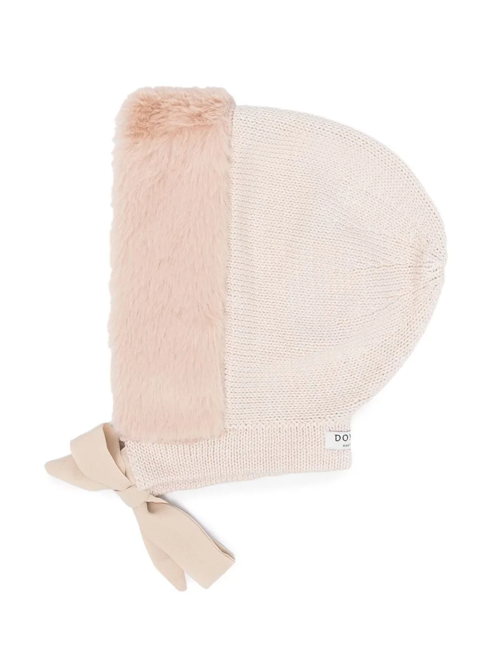 

Donsje bow-detail knitted hat - Neutrals
