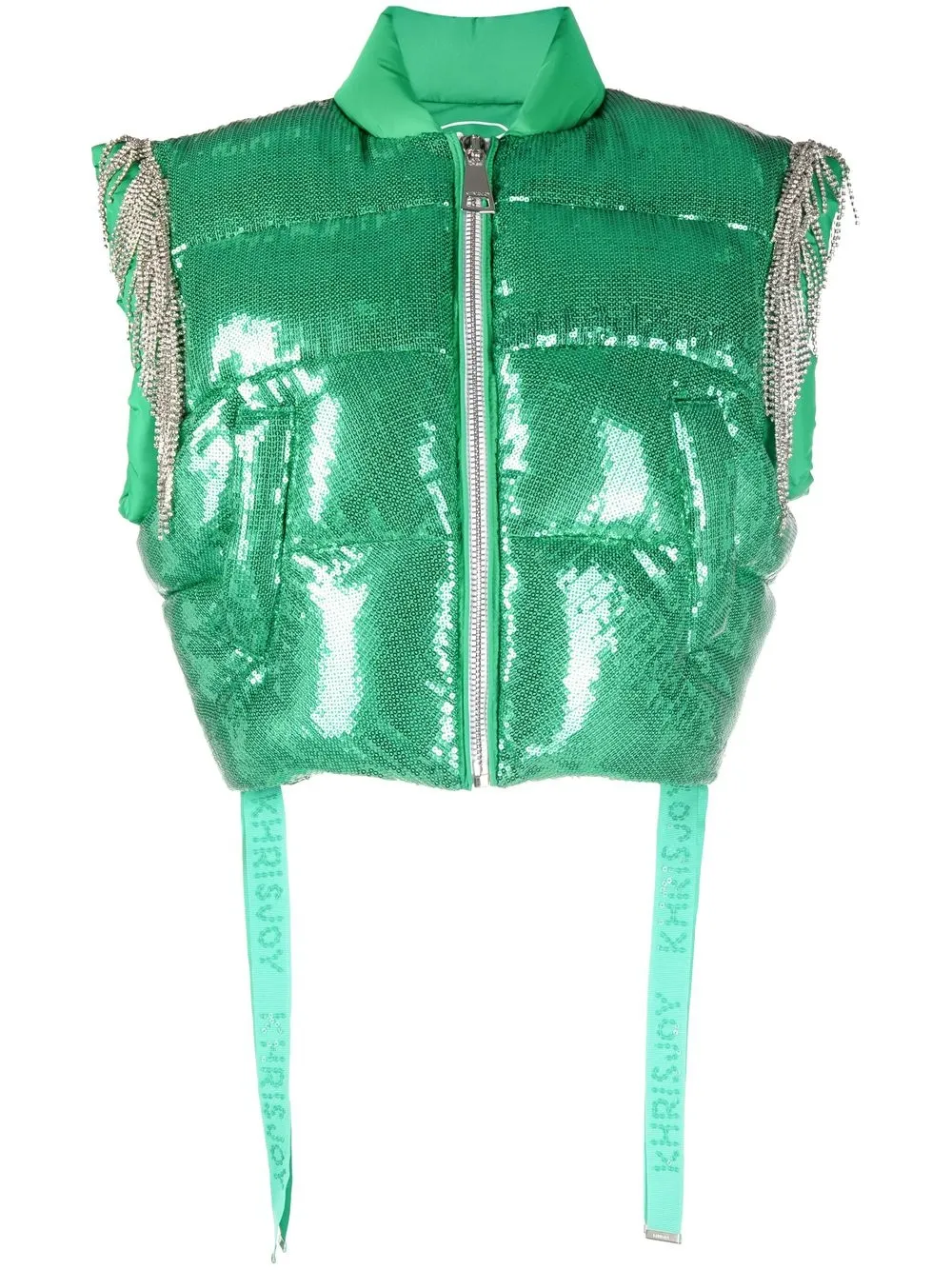 

Khrisjoy sequin-embellished gilet - Green