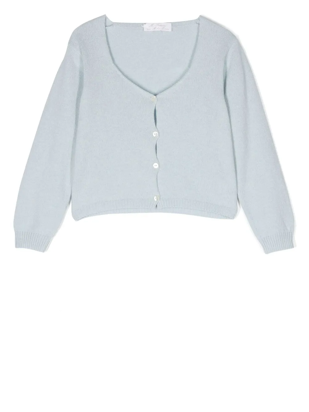 

Mariella Ferrari U-neck knitted cardigan - Blue