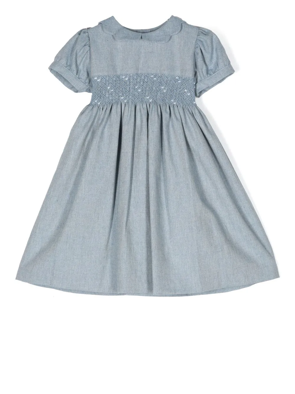 

Mariella Ferrari embroidered-detail midi dress - Blue