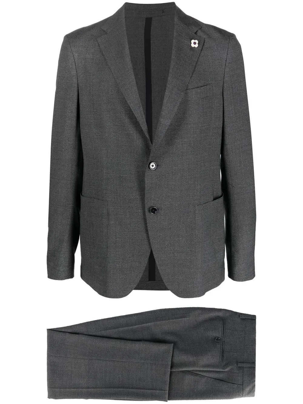 

Lardini two-piece single-breasted suit - Grey