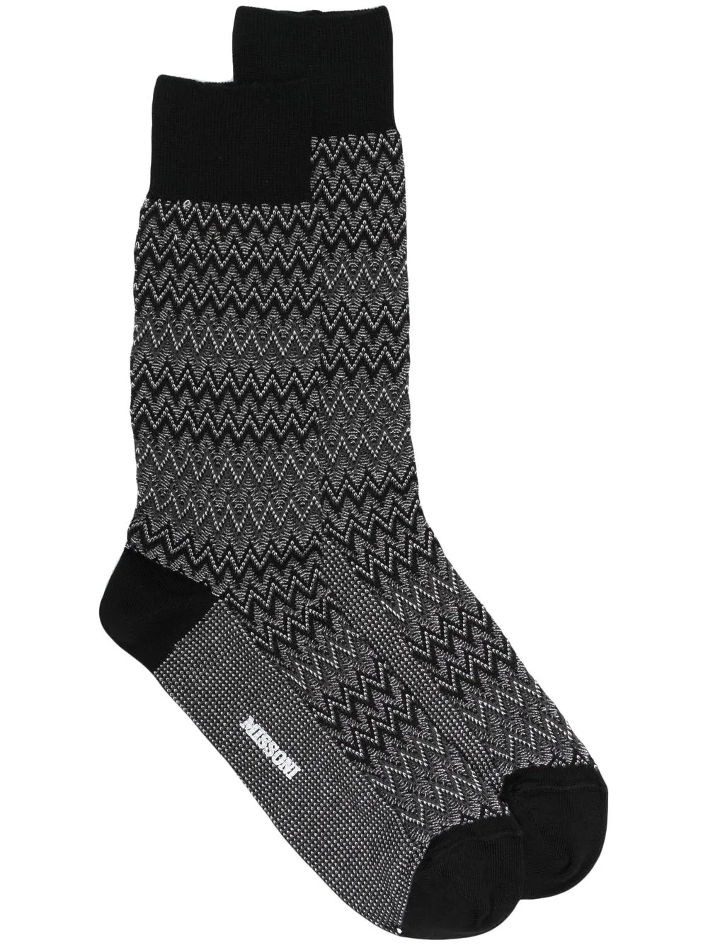 

Missoni patterned-intarsia socks - Black