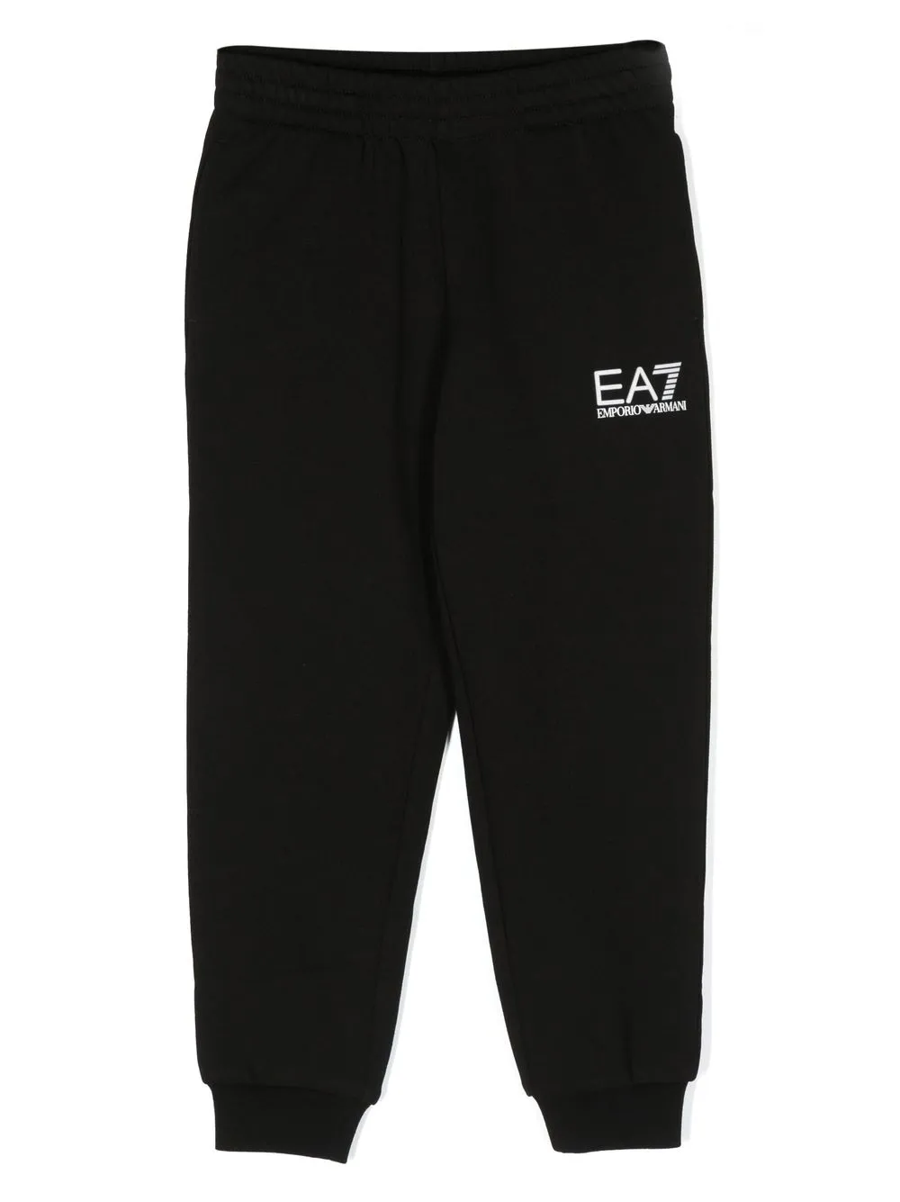 

Emporio Armani Kids embroidered-logo track pants - Black