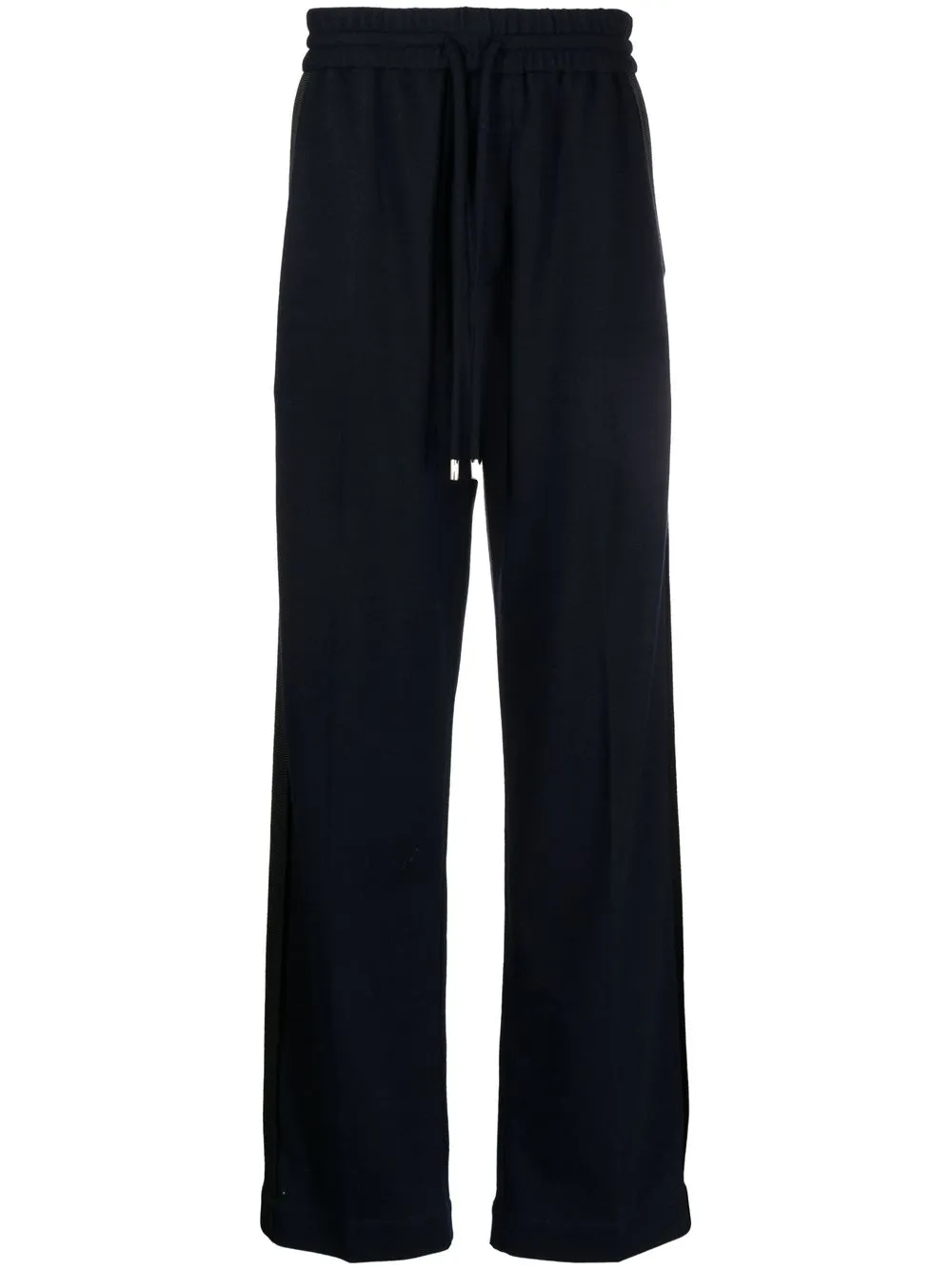 

Lanvin side stripe wool track pants - Blue